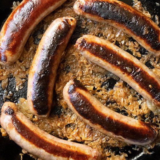 How to Fry Bratwurst