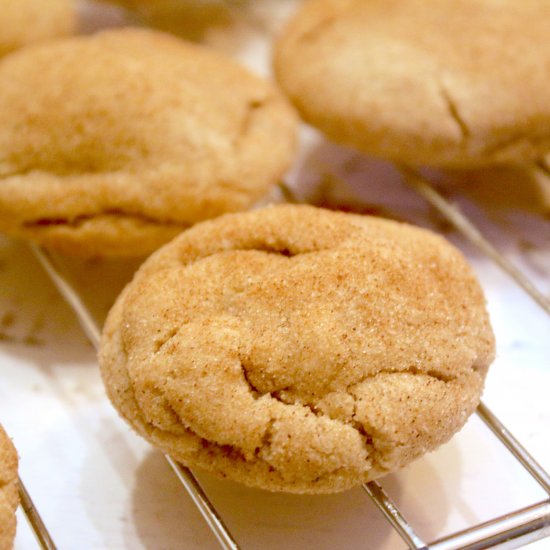 Chewy Chai Snickerdoodle Cookies