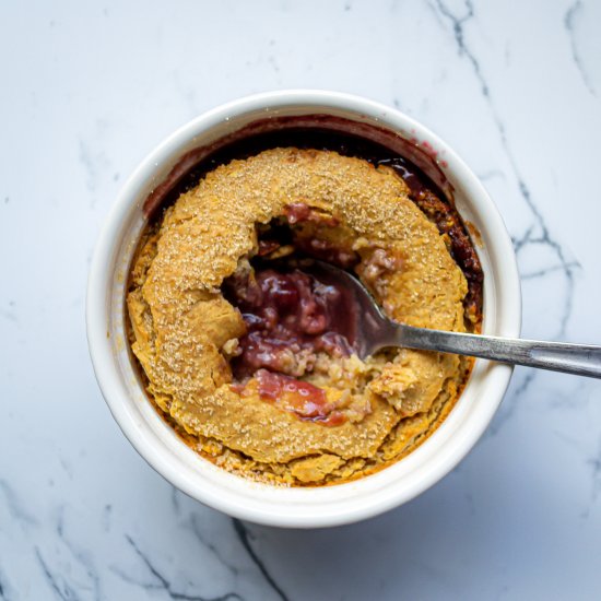 Jelly Donut Baked Oats