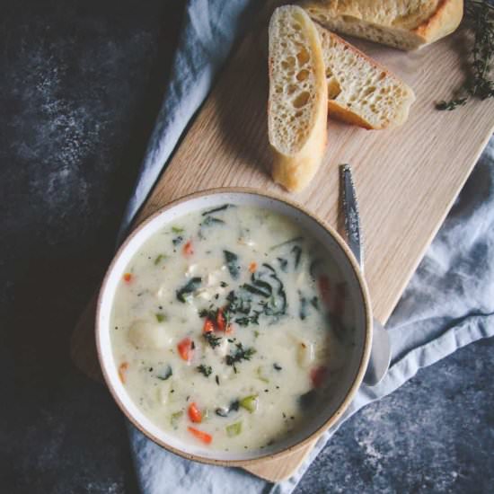 Instant Pot Gnocchi Soup