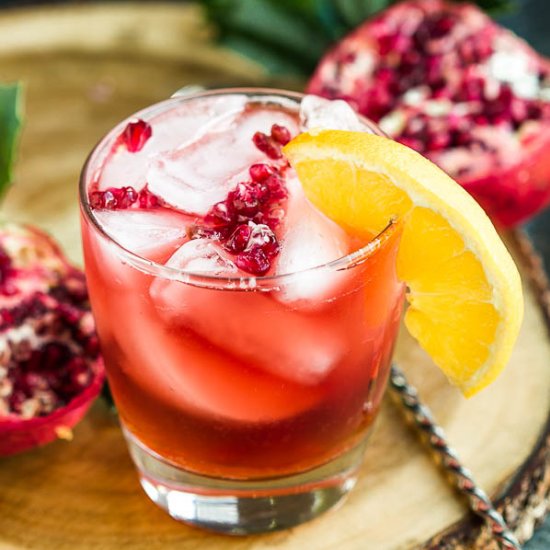 Pomegranate Old Fashioned