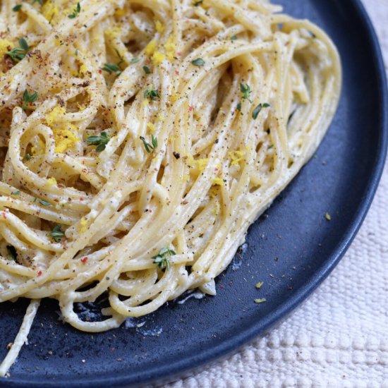 Lemon Pasta ( Pasta al Limone)