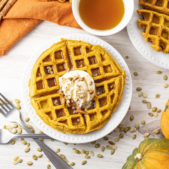 Pumpkin Waffles