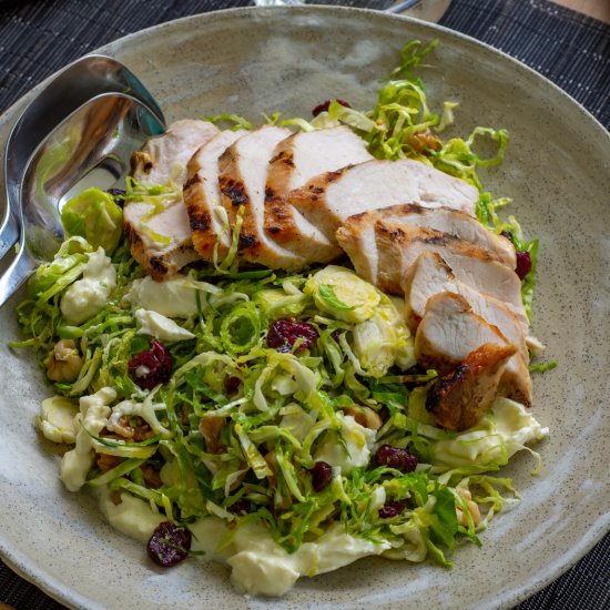 Shaved Brussels Sprout Salad