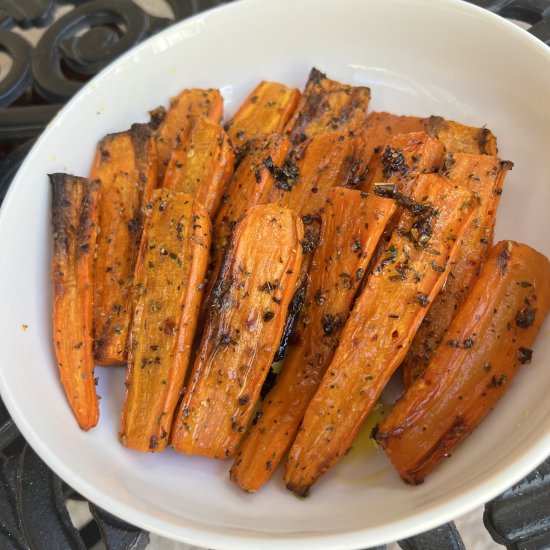 OVEN ROASTED CARROTS