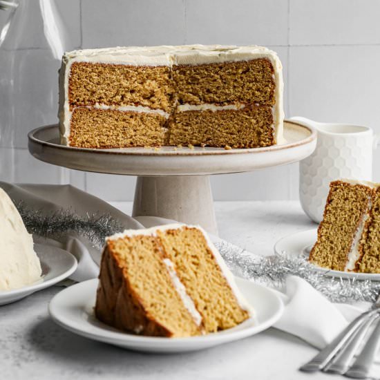 Gluten Free Eggnog Cake