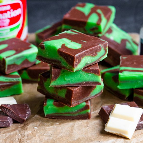 Vegan Mint Chocolate Fudge