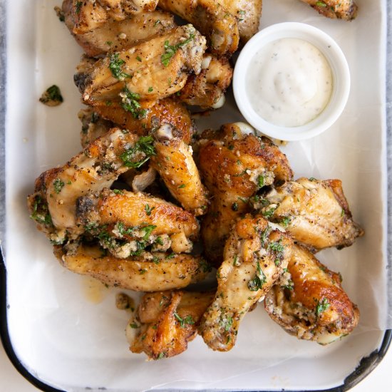 Garlic Parmesan Wings