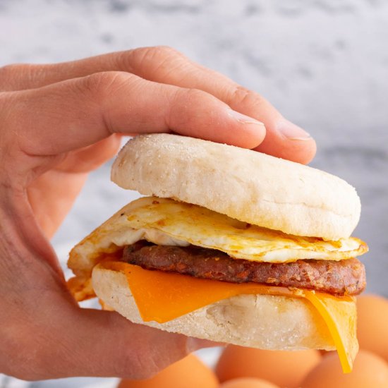 English Muffin Breakfast Sandwich