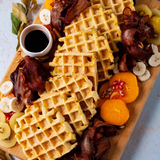 Waffle breakfast Board