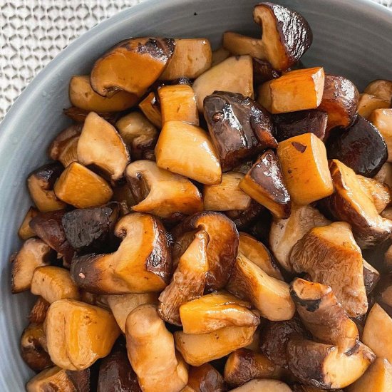 Asian Mushrooms with Ponzu Butter