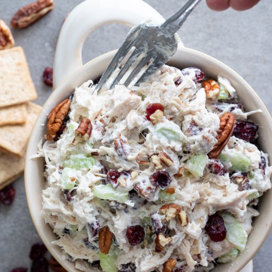 Cranberry Pecan Chicken Salad