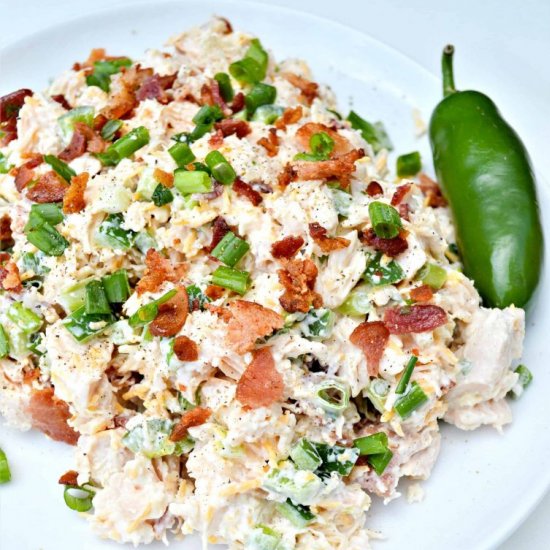 KETO JALAPENO POPPER CHICKEN SALAD