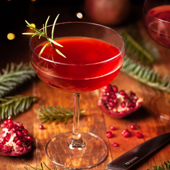 Pomegranate Rosemary Cocktail