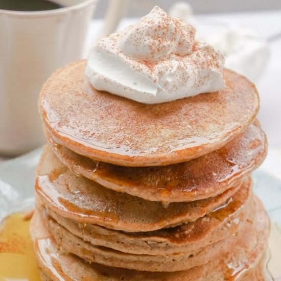 Gingerbread Oat Flour Pancakes