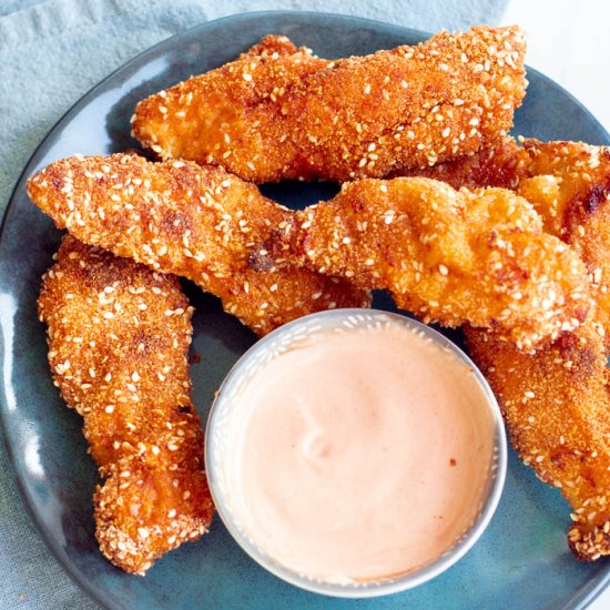 Oven Baked Chicken Strips