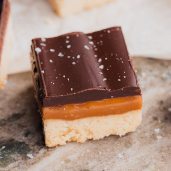 Gluten Free Caramel Slice