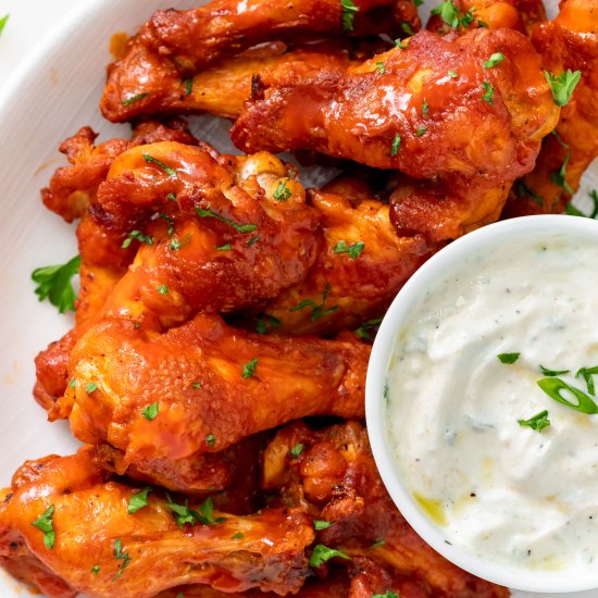 Buffalo Chicken Wings (Air Fryer)