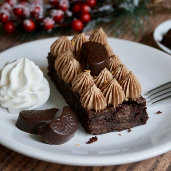 chocolate orange brownies