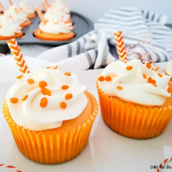 Creamsicle Cupcake