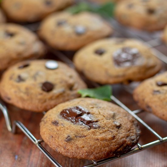 Mint Chocolate Chip Cookies