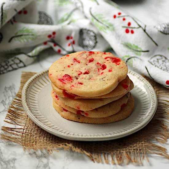 Cherry Pecan Icebox Cookies