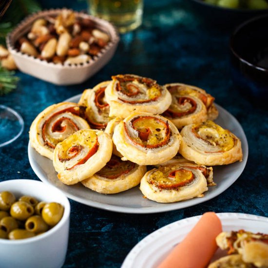 Vegan Ham & Cheese Pinwheels