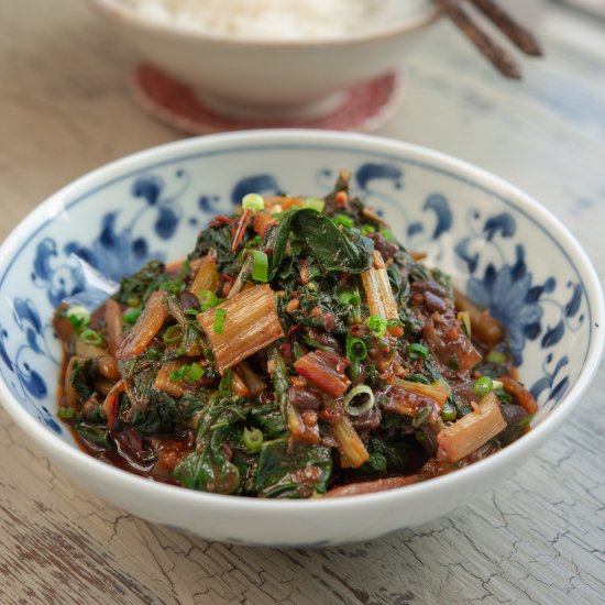 Chinese Style Swiss Chard