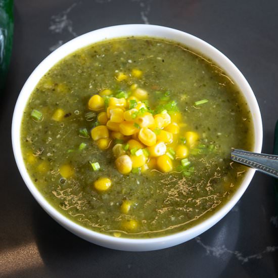 Corn Poblano Soup