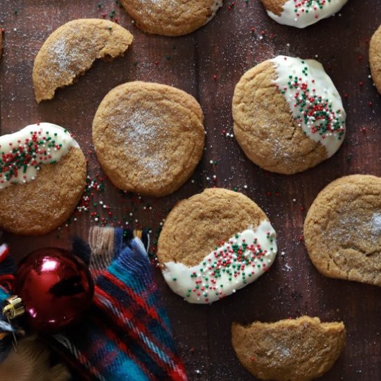 Chewy Ginger Molasses Cookies