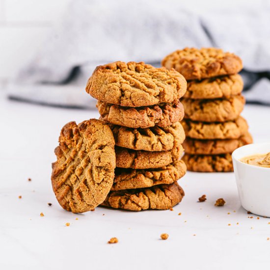 Flourless Peanut Butter Cookies