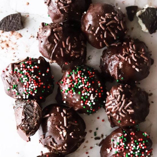 Dark Chocolate Oreo Truffles