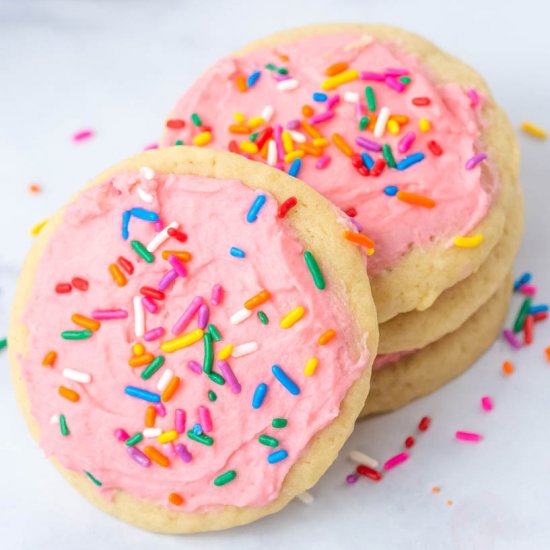 Frosted Sugar Cookies