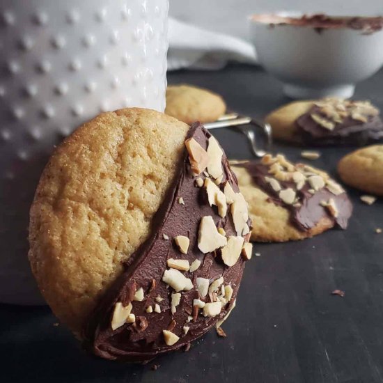 Chocolate Amaretto Sugar Cookies