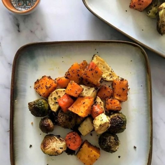 Simple Herb-Roasted Vegetables