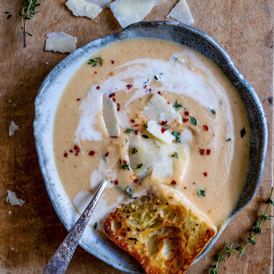 BUTTERNUT, CAULI & WHITE BEAN SOUP