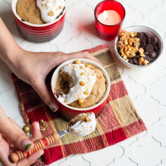 Gingerbread Mug Cake