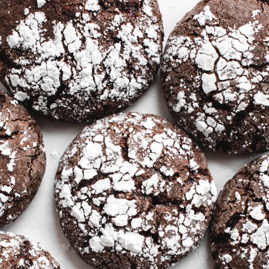 Gluten Free Crinkle Cookies