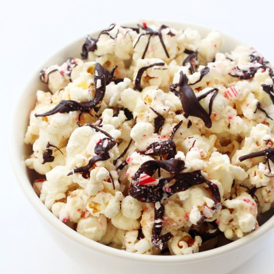 Peppermint Bark Popcorn (GF/V)