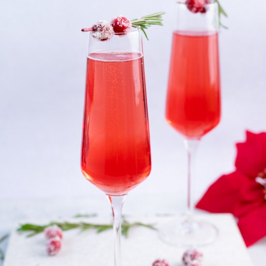 cranberry mimosa