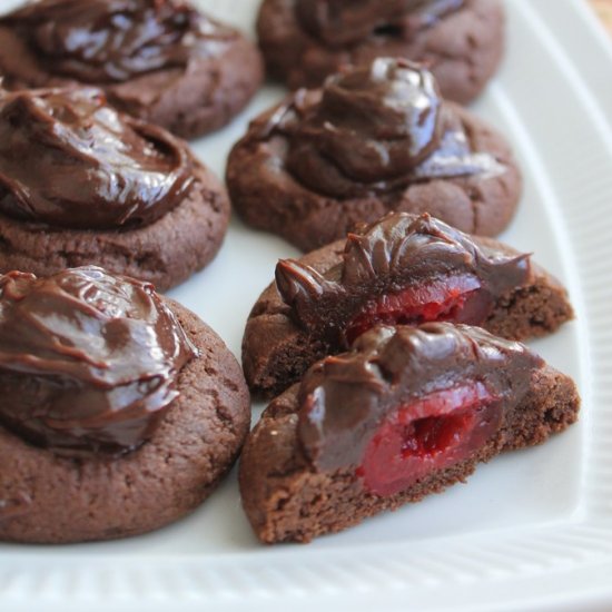 Chocolate-Covered Cherry Cookies