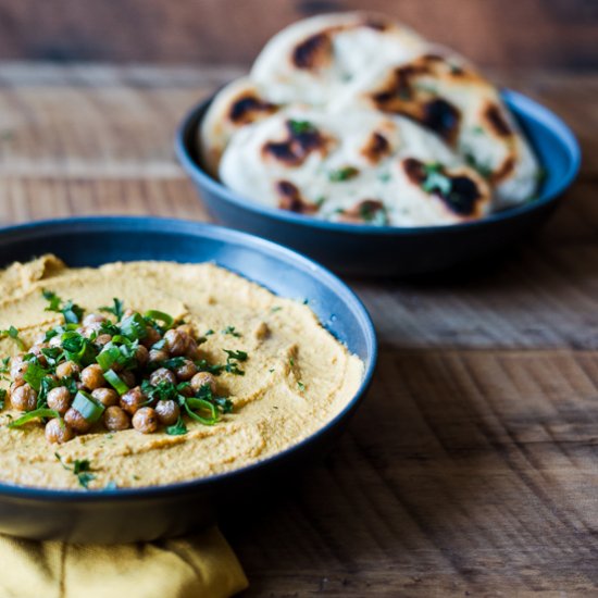 Curried Butternut Squash Hummus