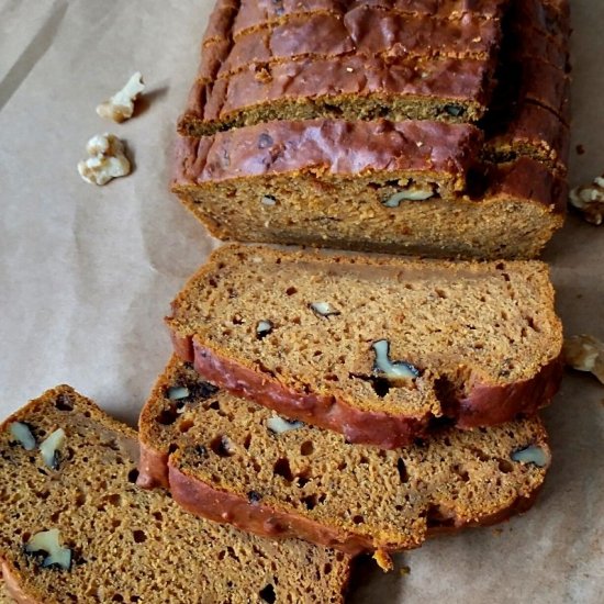 Pumpkin Banana Nut Bread