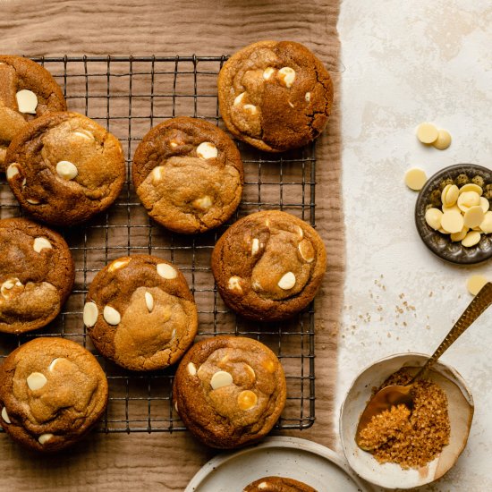 Gingerbread Swirl Cookies