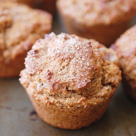 Bakery-style gingerbread muffins