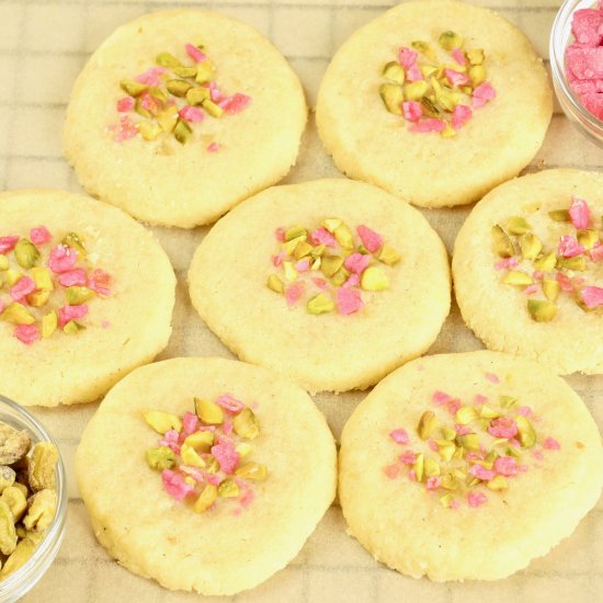 Indian Rose Cardamom Shortbread Coo