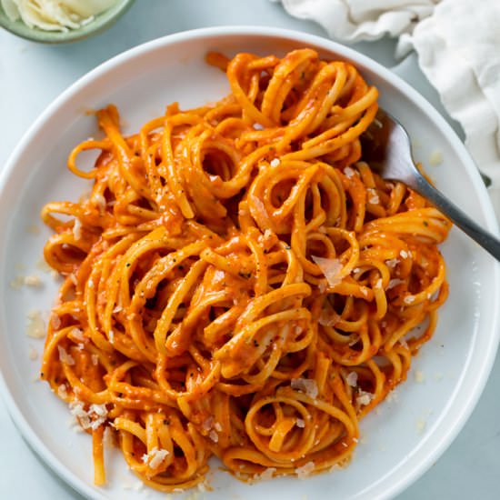 Roasted Red Pepper Pasta