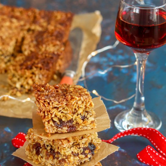 Mincemeat Christmas Flapjacks