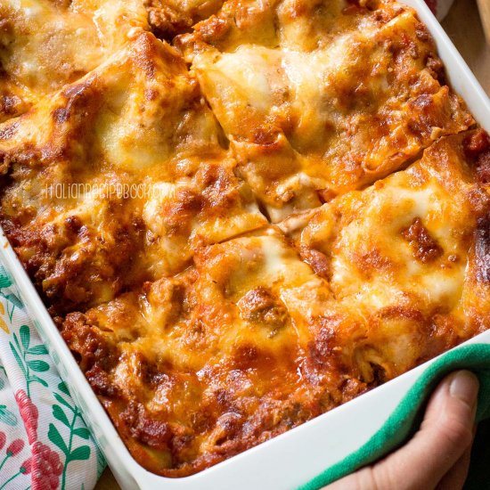 The Best No Boil Lasagna