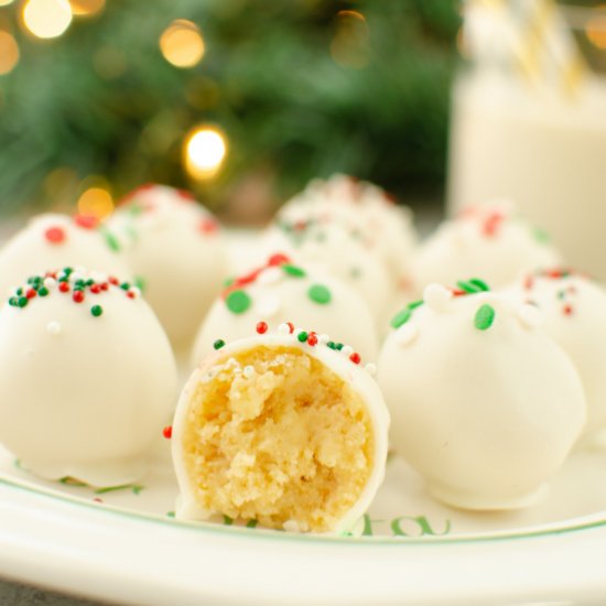 Sugar Cookie Truffles